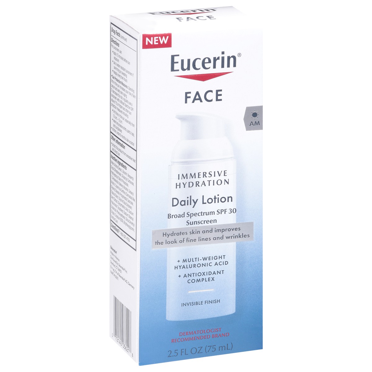 slide 9 of 13, Eucerin SPF 30 AM Face Sunscreen Daily Lotion 2.5 fl oz, 2.5 fl oz