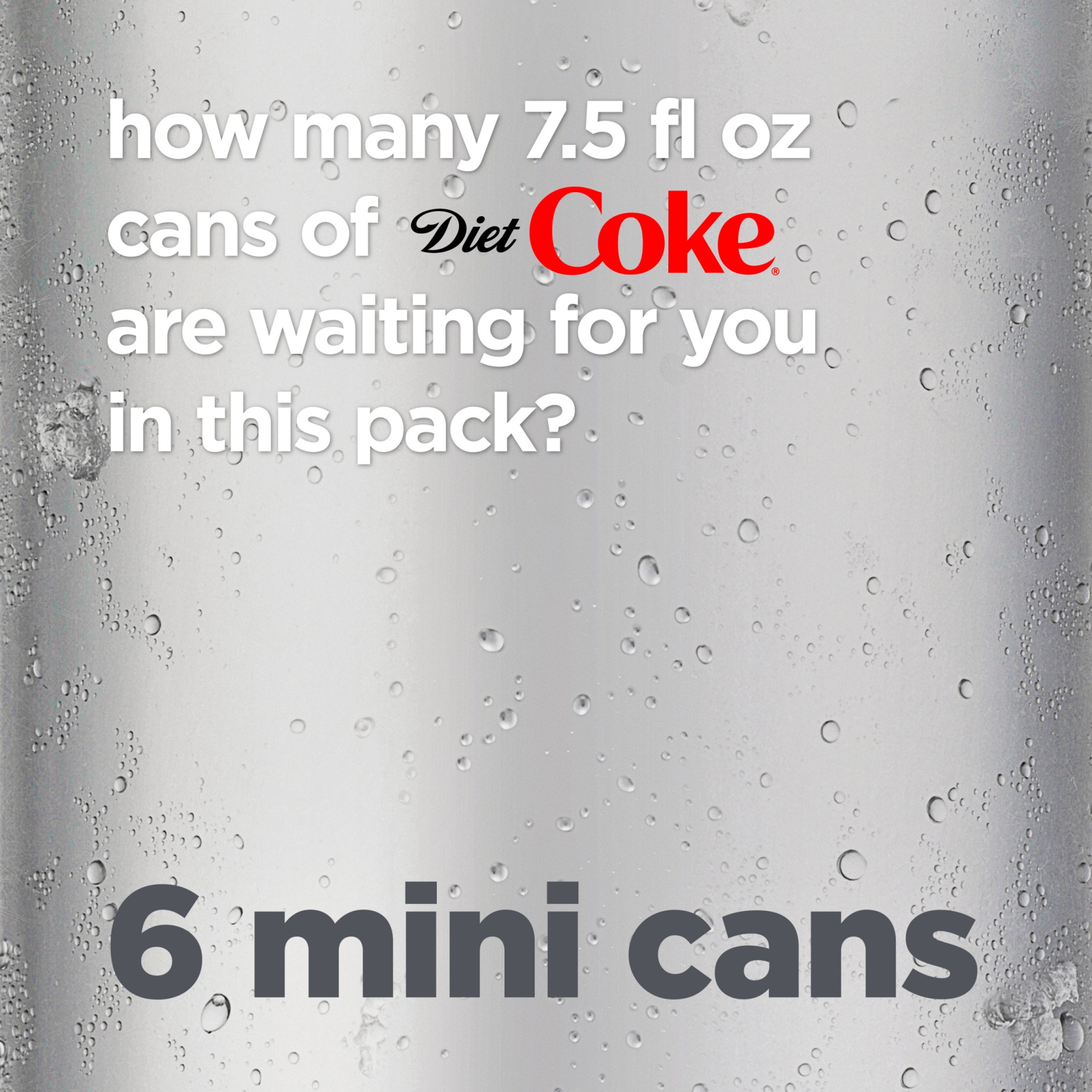 slide 6 of 8, Coca-Cola Diet Coke, 6 ct; 7.5 fl oz