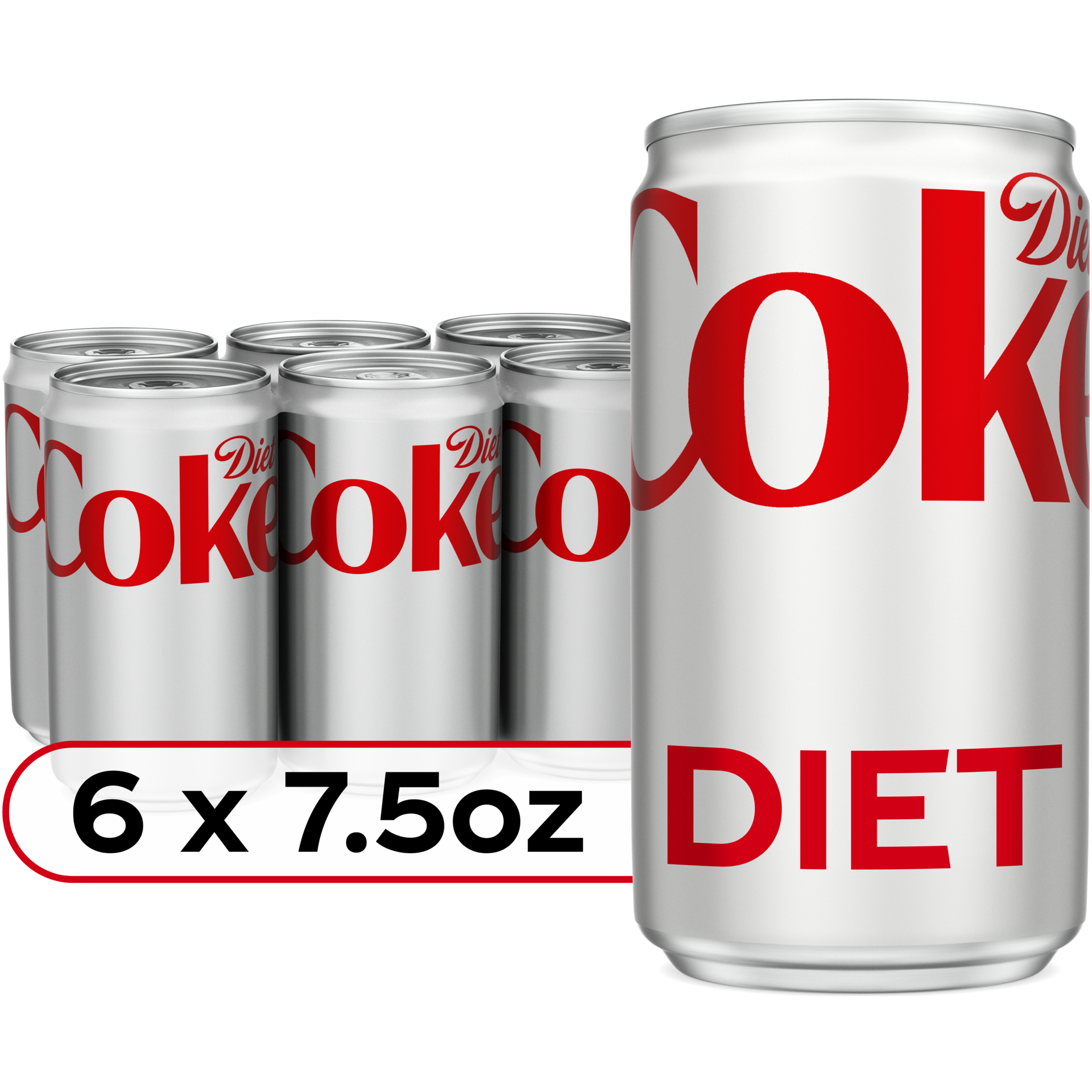 slide 1 of 5, Diet Coke Soft Drink, 6 ct