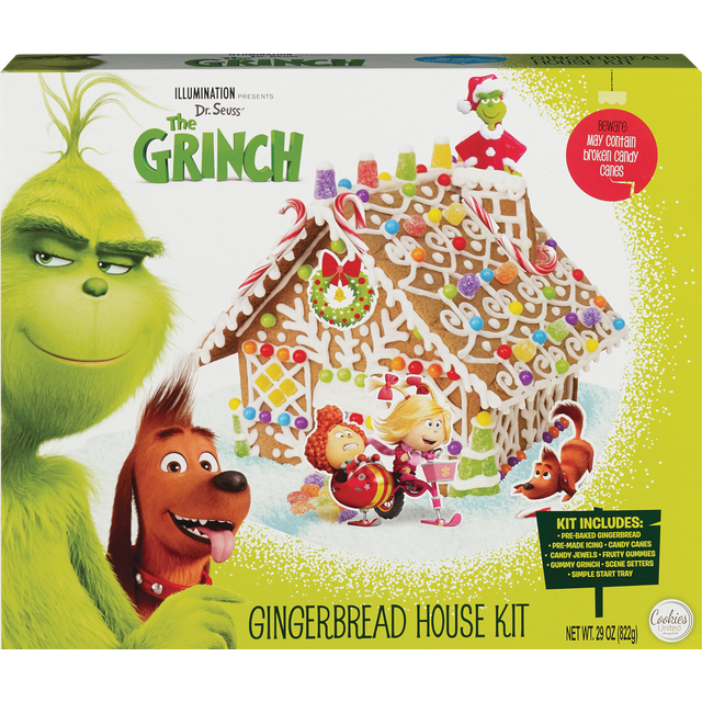 slide 1 of 1, Grinch Gingerbread House, 29 oz