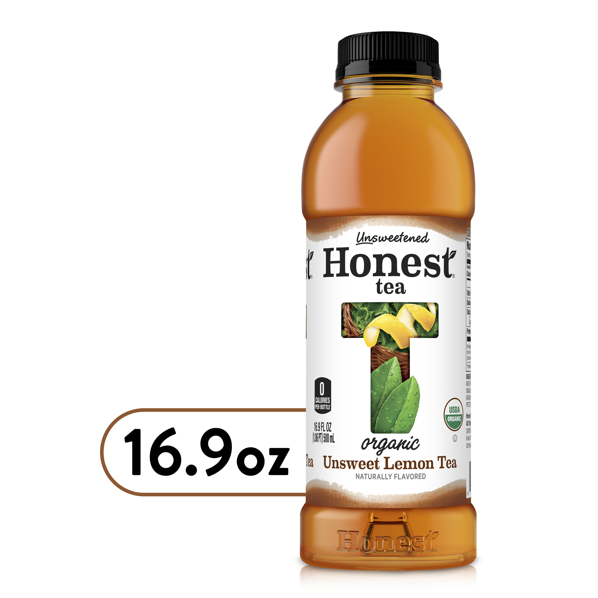 slide 1 of 4, Honest Tea Lemon Tea, 16.89 fl oz