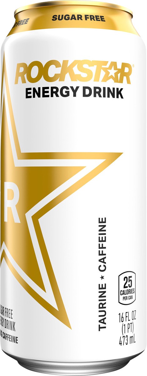 slide 10 of 10, Rockstar Sugar Free Energy Drink 16 Fl Oz Can, 16 fl oz