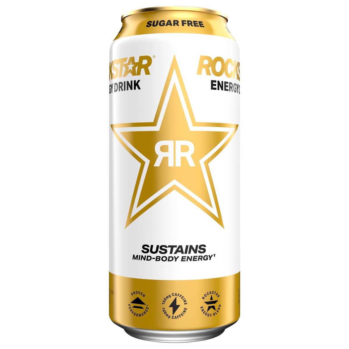 slide 1 of 10, Rockstar Sugar Free Energy Drink 16 Fl Oz Can, 16 fl oz