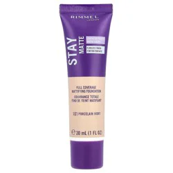 Rimmel London Stay Matte Liquid Mousse Foundation - 101 Porcelain Ivory