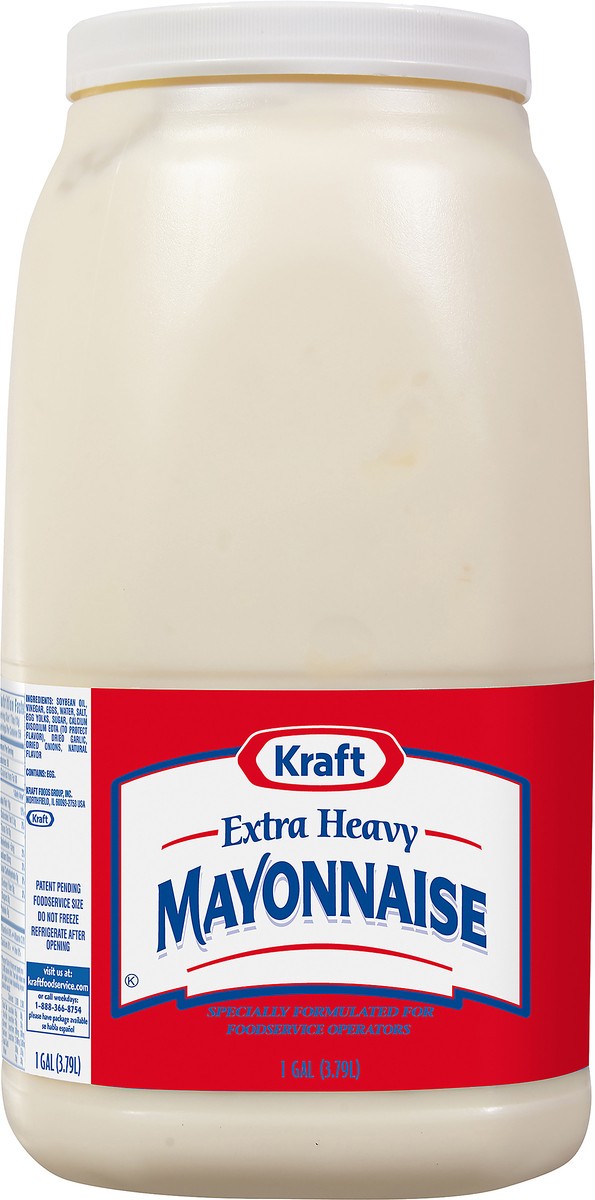 slide 5 of 10, Kraft Extra Heavy Mayonnaise, 1 ga Jug, 3.79 liter