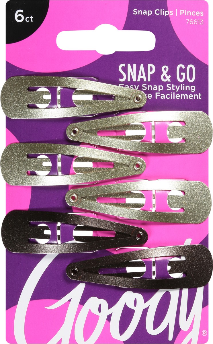 slide 6 of 9, Goody Snap Clips 6 ea, 6 ct