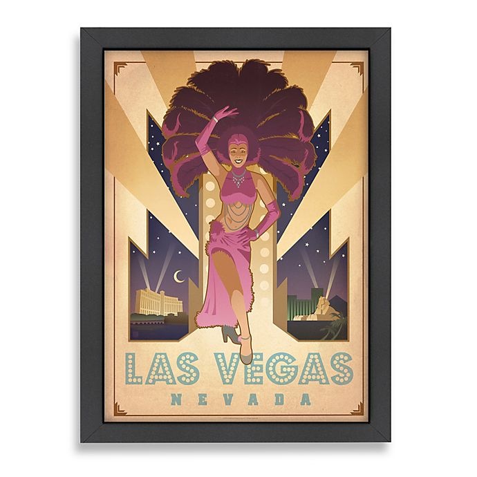 slide 1 of 1, Americanflat Las Vegas Framed Wall Art, 1 ct