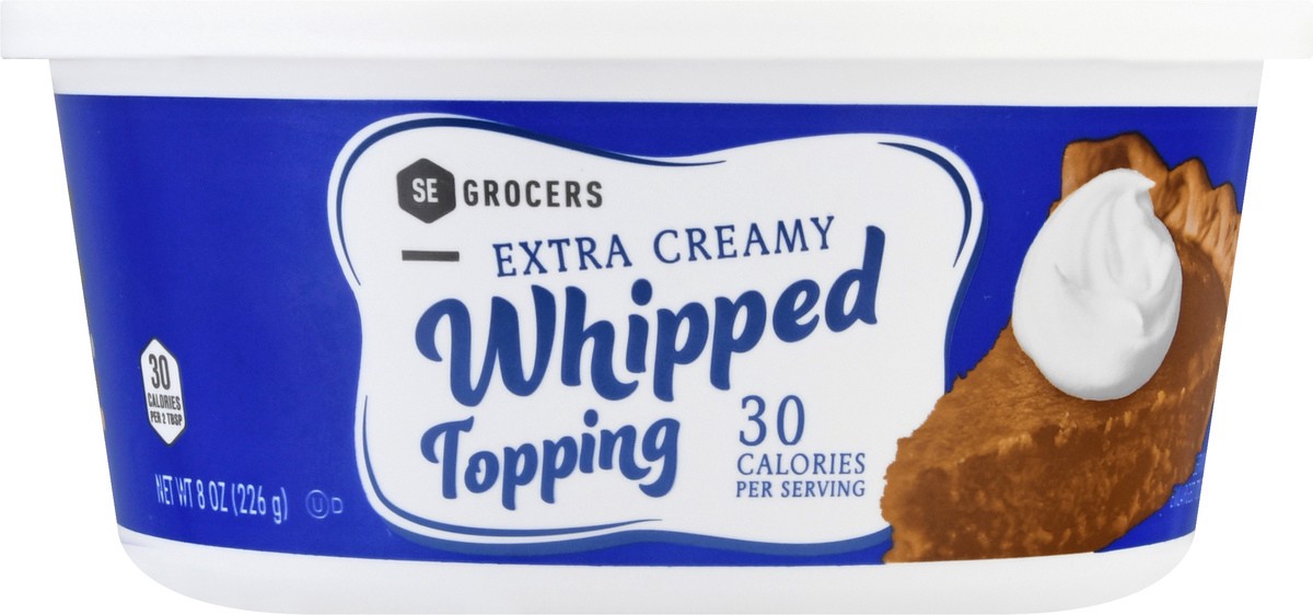 slide 1 of 4, SE Grocers Extra Creamy Whipped, 8 oz