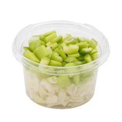 Fresh Cut Chopped Onion And Celery