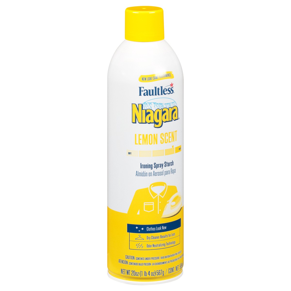 slide 5 of 12, Faultless Niagara Lemon Spray Starch Plus, 20 oz