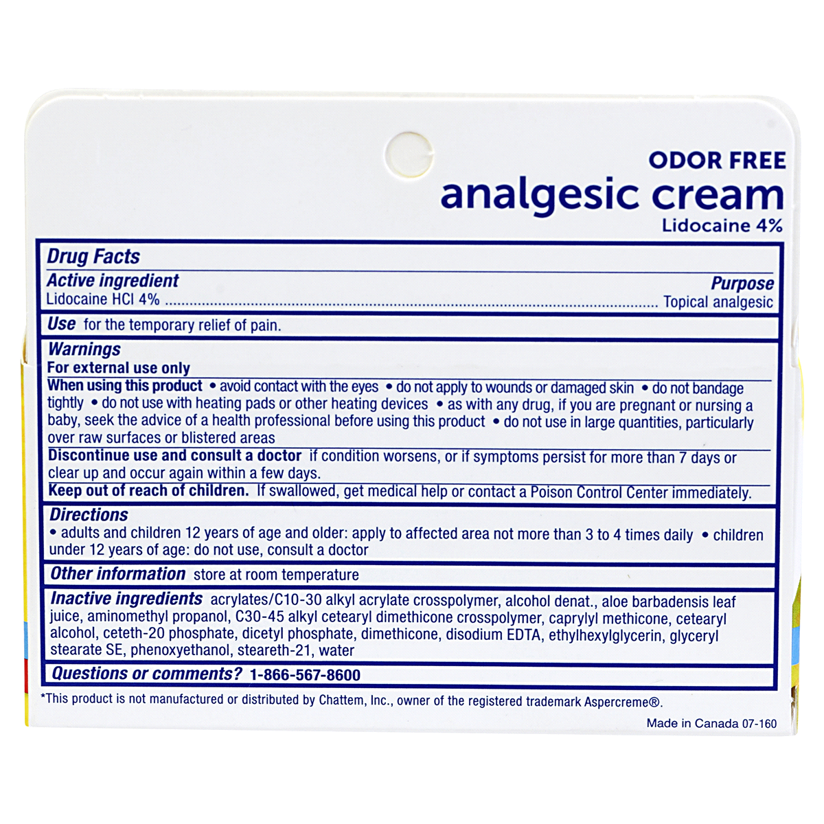 slide 5 of 9, Meijer Analgesic Cream With Lidocaine, 2.7 oz