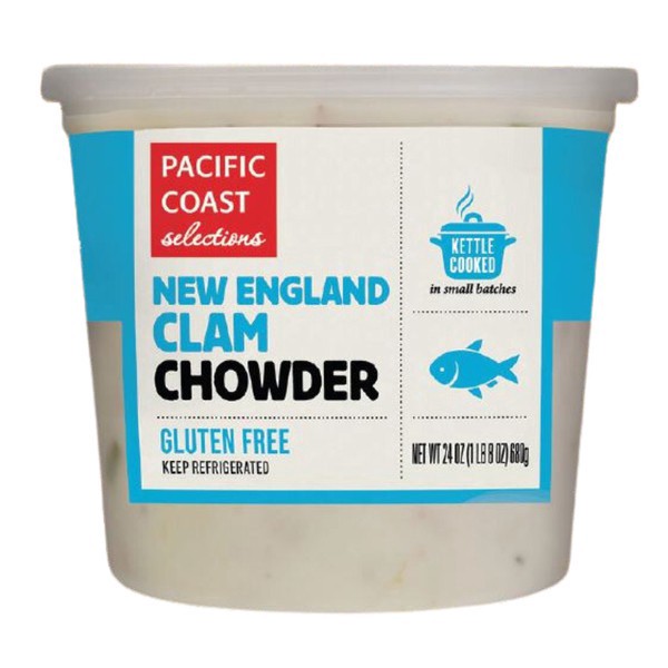 slide 1 of 1, Pacific Coast Selections, Clam Chowder Soup, 24 Oz, 1 ct