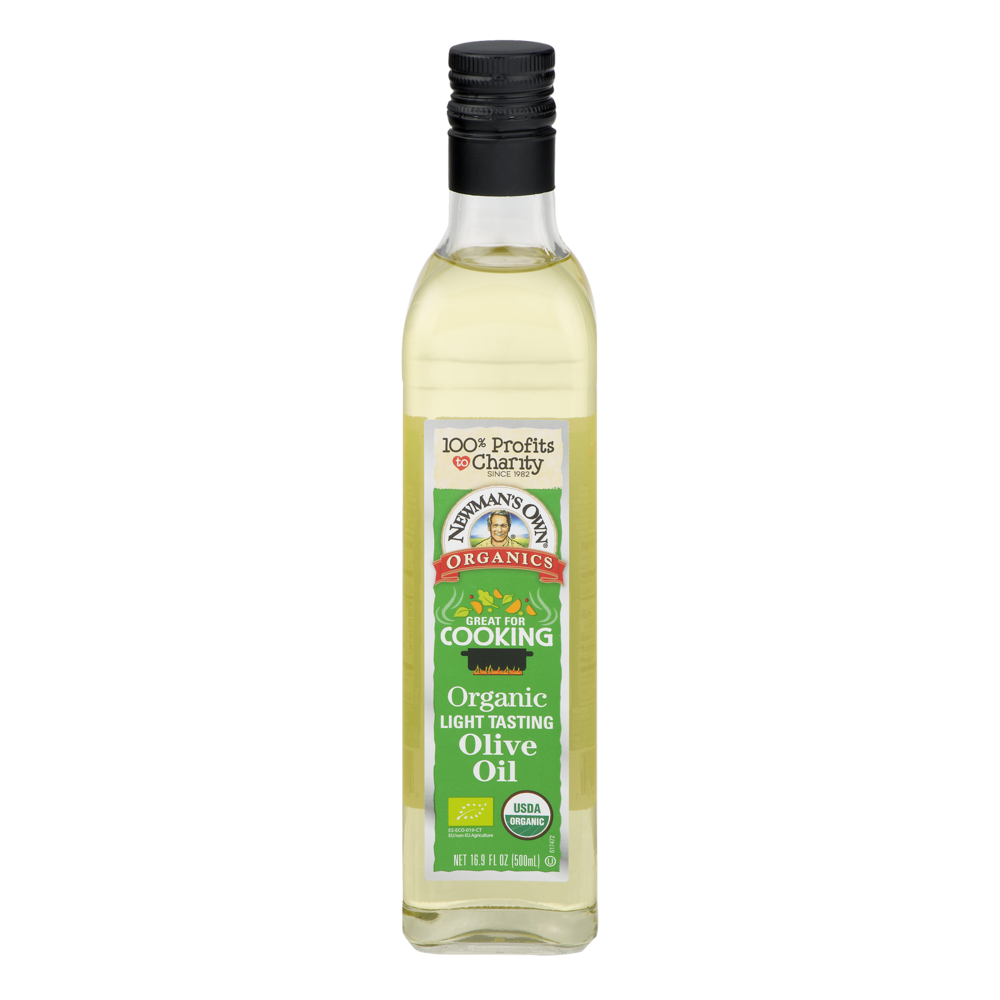 slide 1 of 1, Newman's Own Organics Light Tasting Olive Oil, 16.9 fl oz