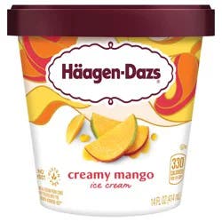 Häagen-Dazs Ice Cream, Mango, 14 fl. oz. Cup | No rBST | Gluten Free