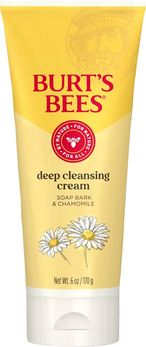 slide 9 of 12, Burt's Bees Soap Bark and Chamomile Deep Cleansing Cream, 6 oz