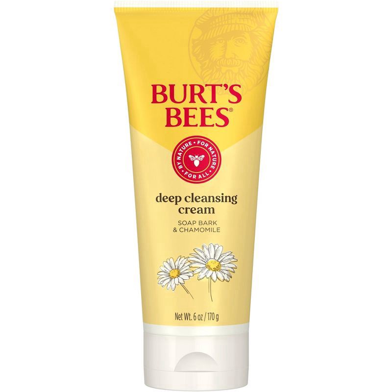 slide 1 of 12, Burt's Bees Soap Bark and Chamomile Deep Cleansing Cream, 6 oz