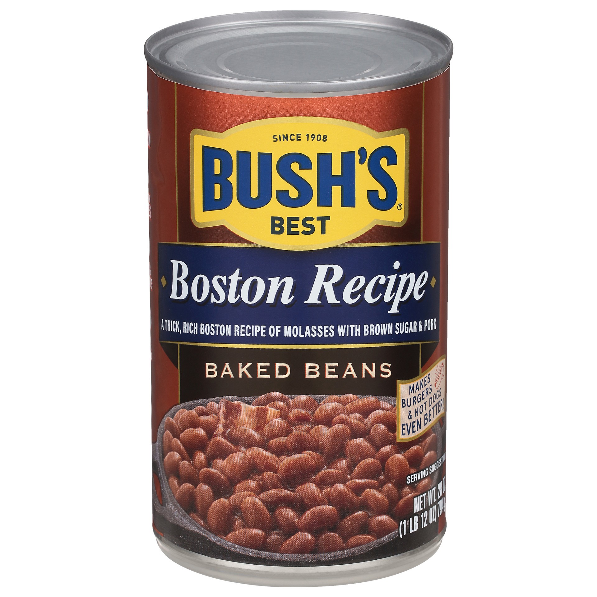 slide 5 of 5, Bush's Best Bush's Boston Recipe Baked Beans 28 oz, 28 oz