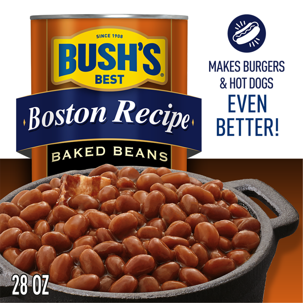 slide 3 of 5, Bush's Best Bush's Boston Recipe Baked Beans 28 oz, 28 oz