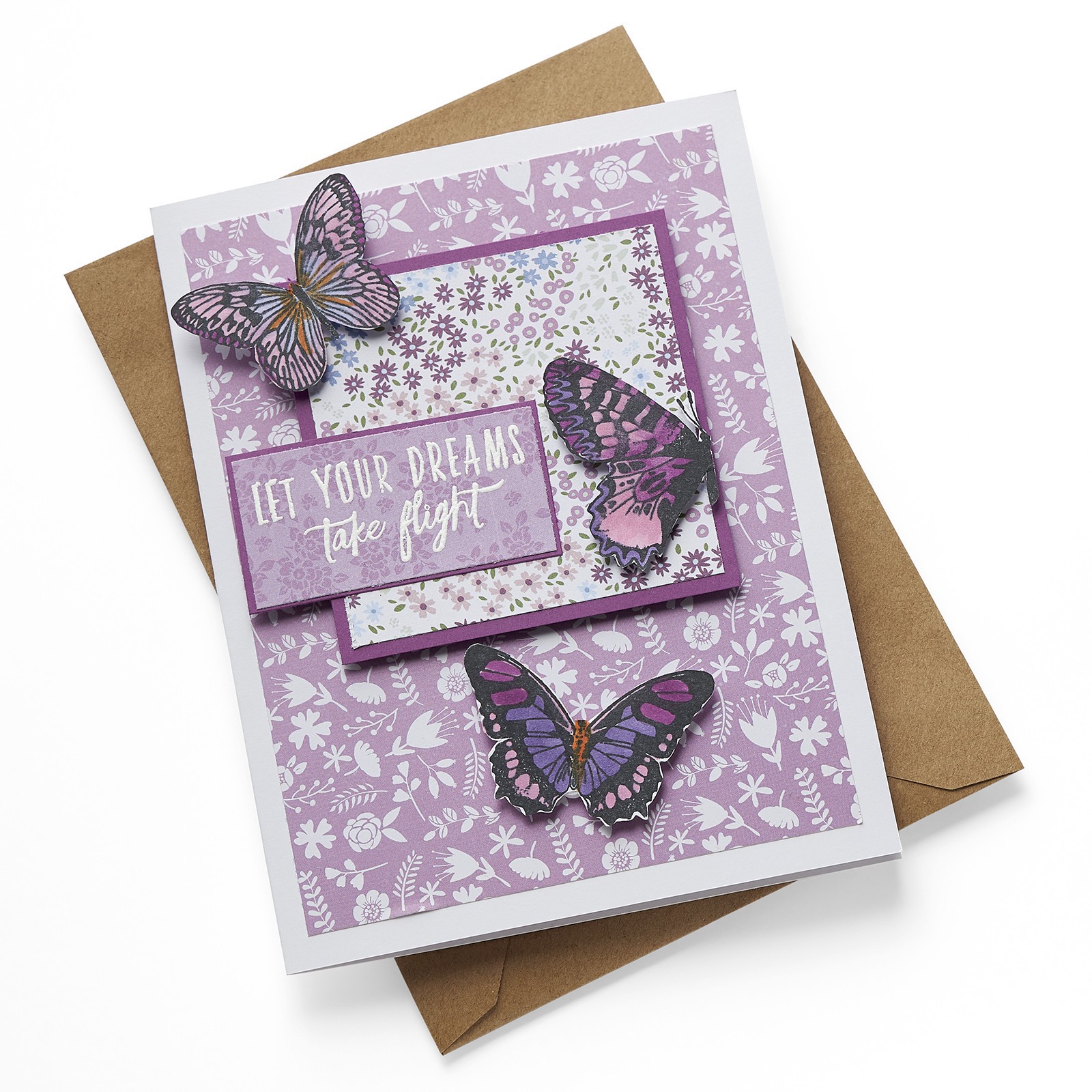 slide 3 of 6, Butterfly Clear Stamps By Recollections, 9.45 in x 4 in
