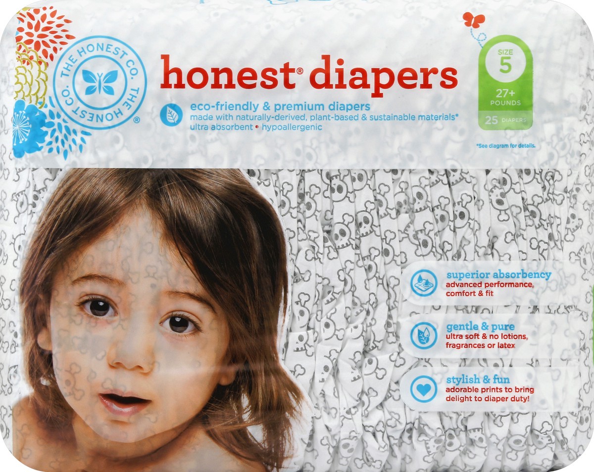 slide 4 of 4, The Honest Co. Diapers 25 ea, 25 ct