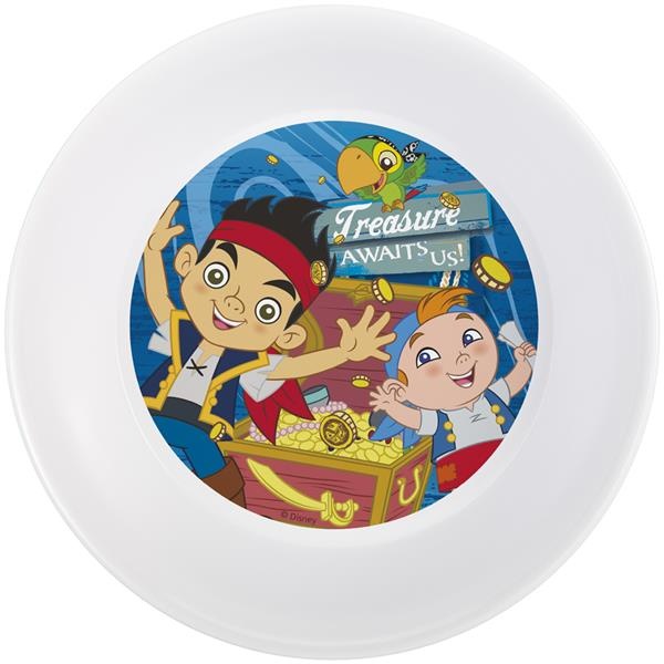 slide 1 of 1, Zak! Designs Disney Jake And The Never Land Pirates Cereal Bowl, 1 ct