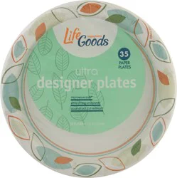 Life Goods 8.62 Inch Ultra Designer Plates 35 ct