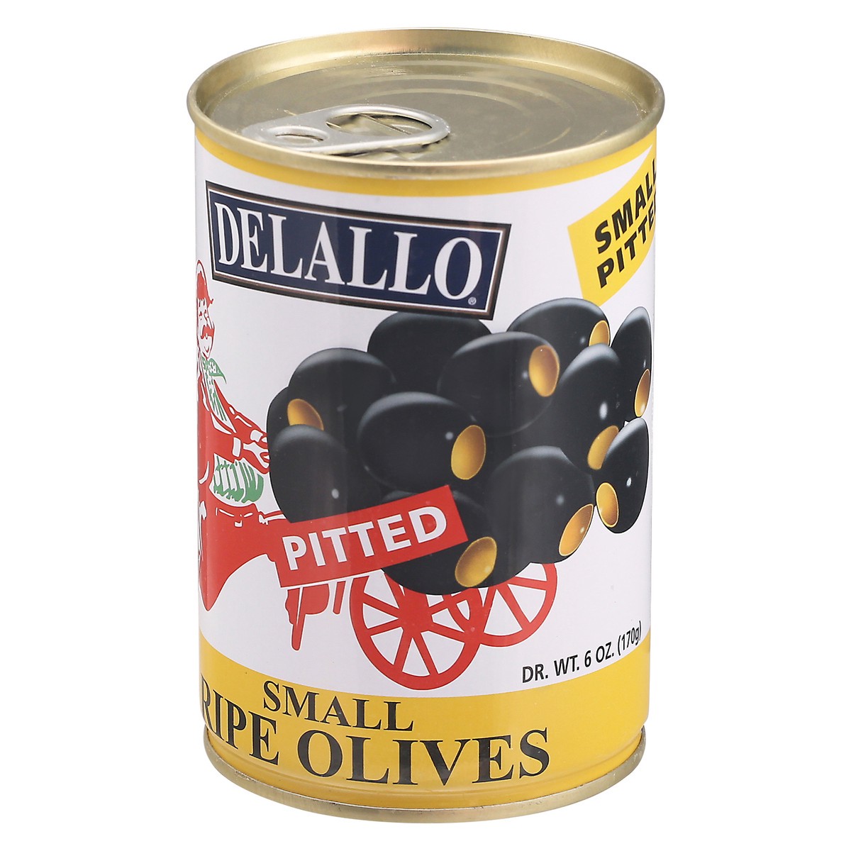 slide 4 of 14, Delallo Small Pitted Olives, 6 oz