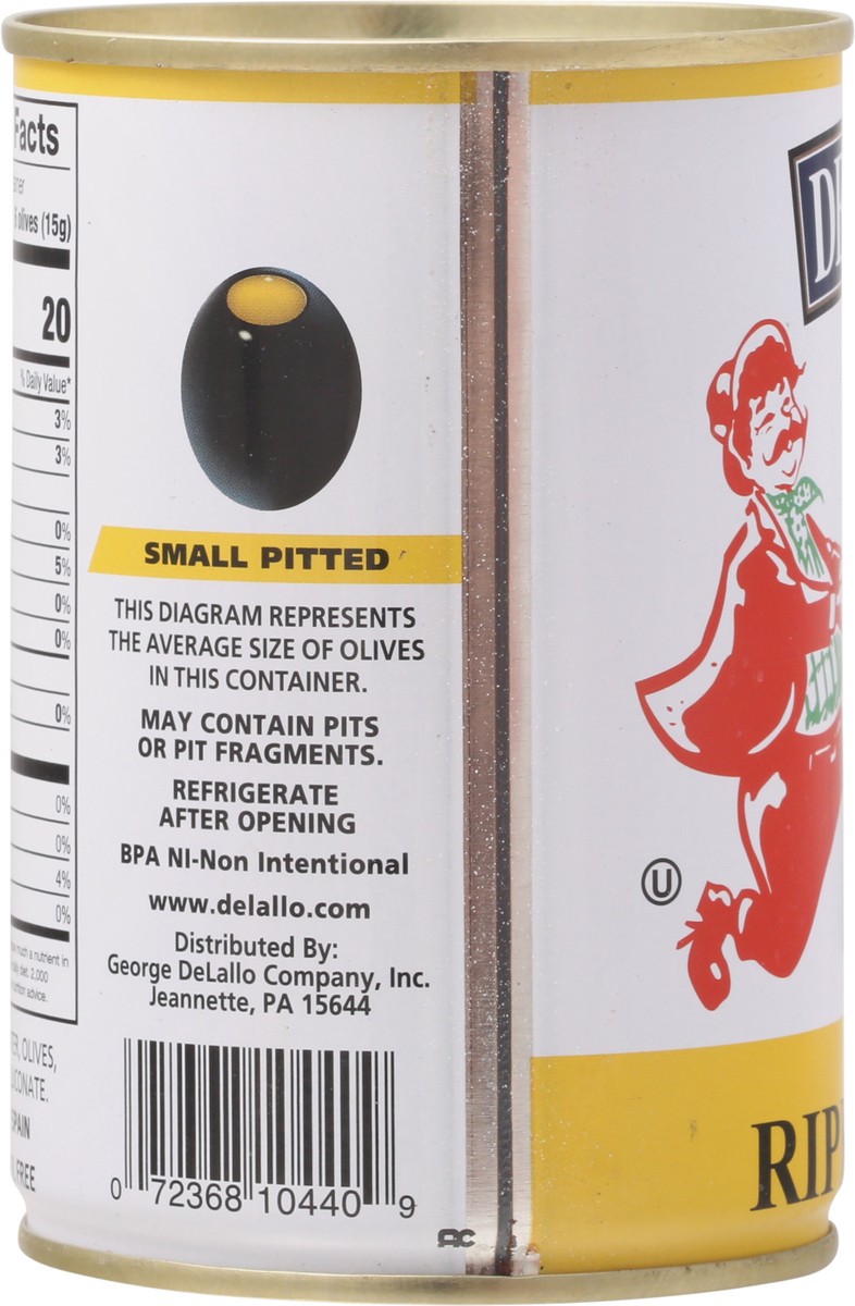 slide 7 of 14, Delallo Small Pitted Olives, 6 oz