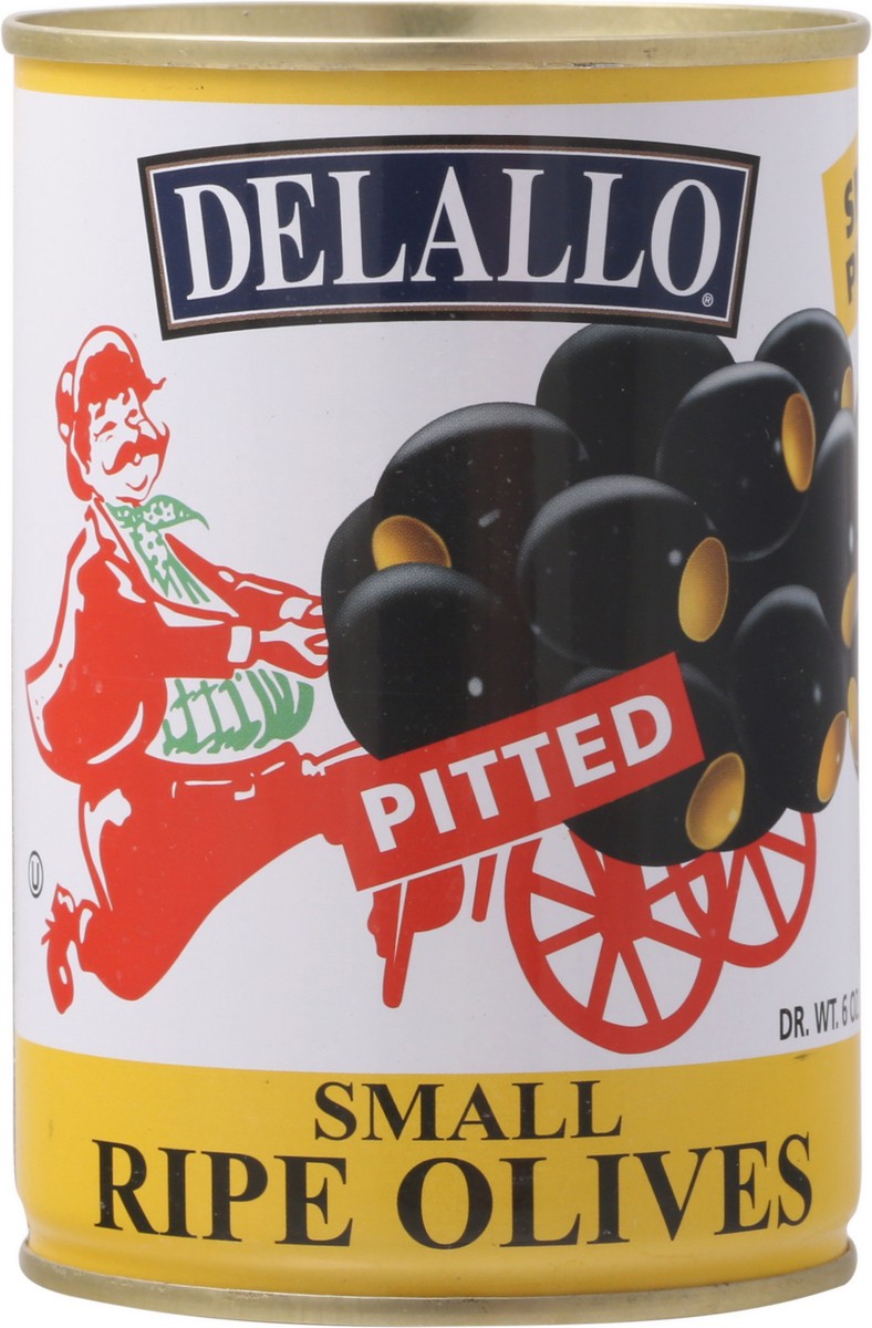 slide 3 of 14, Delallo Small Pitted Olives, 6 oz