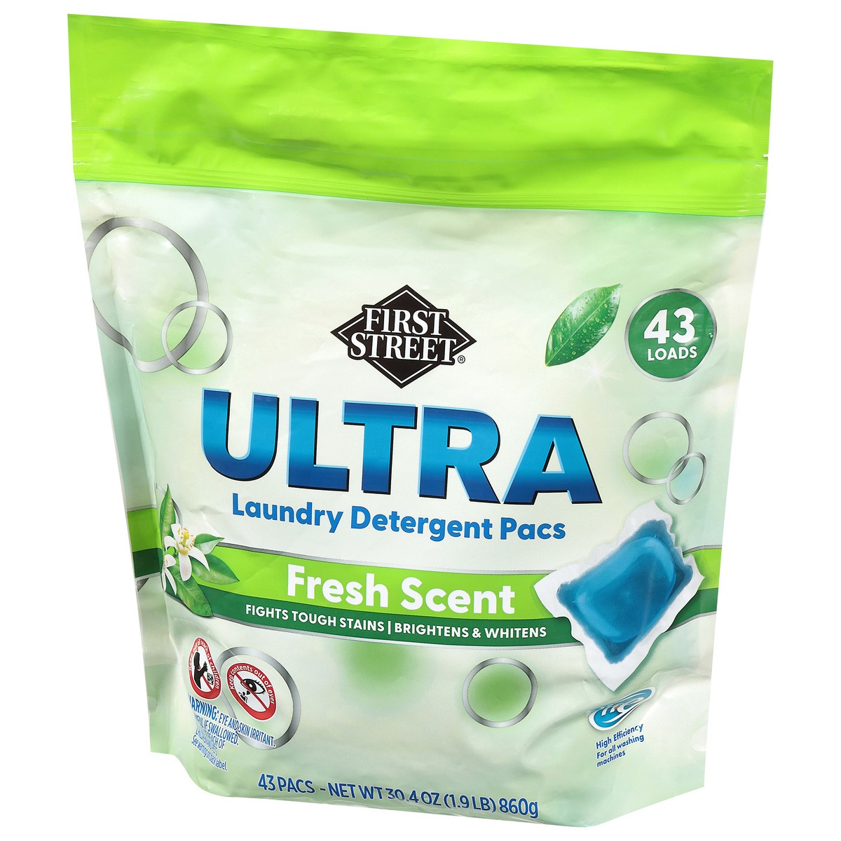 slide 3 of 4, First Street Fs Street Ultra Laundry Detergent Pacs, 43 ct