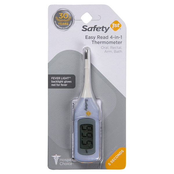 slide 1 of 2, Safety 1st Advanced Solutions Easy Read 4 in 1 Thermometer, 1 ct