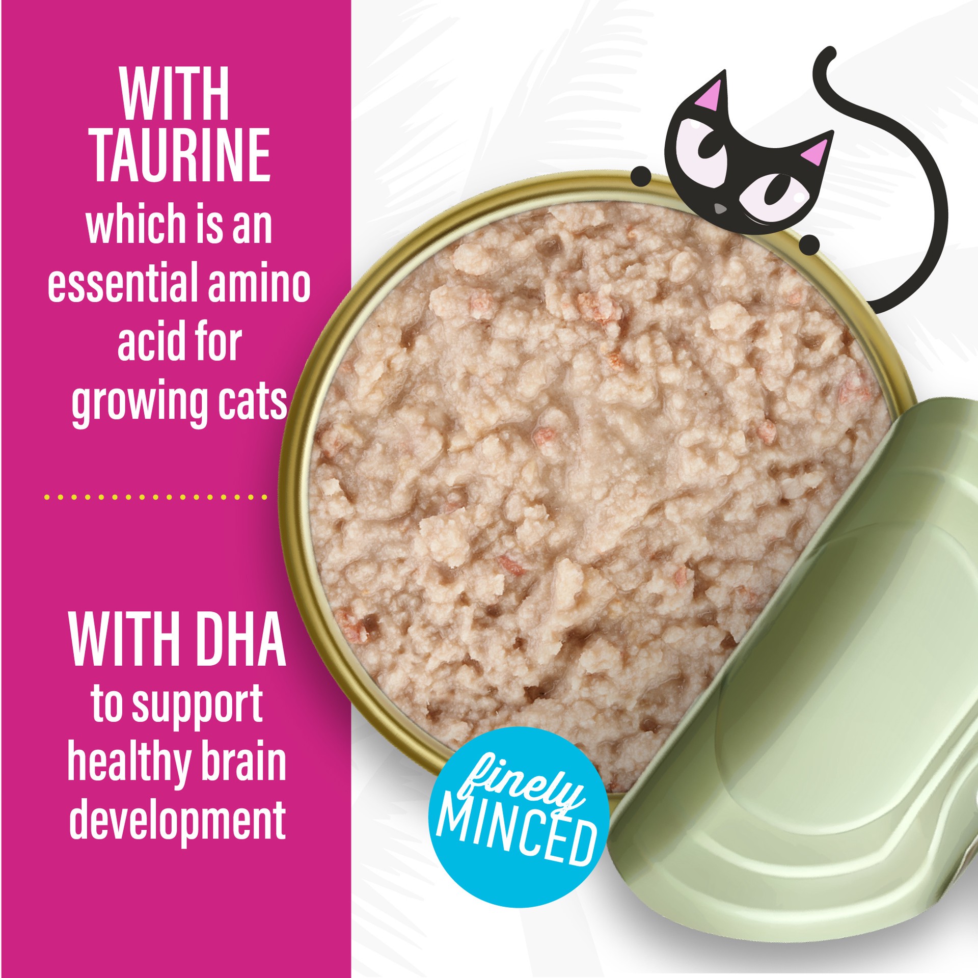 slide 9 of 10, Tiki Cat Baby Kitten Wet Food - High Protein, Pate, 2.4 Oz, 2.4 oz