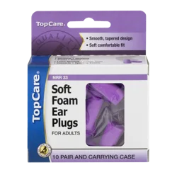 TopCare Health Soft Foam Ear Plugs 1 Set