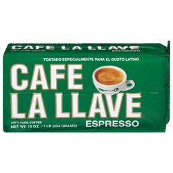 Café La Llave Espresso Coffee - 16 oz