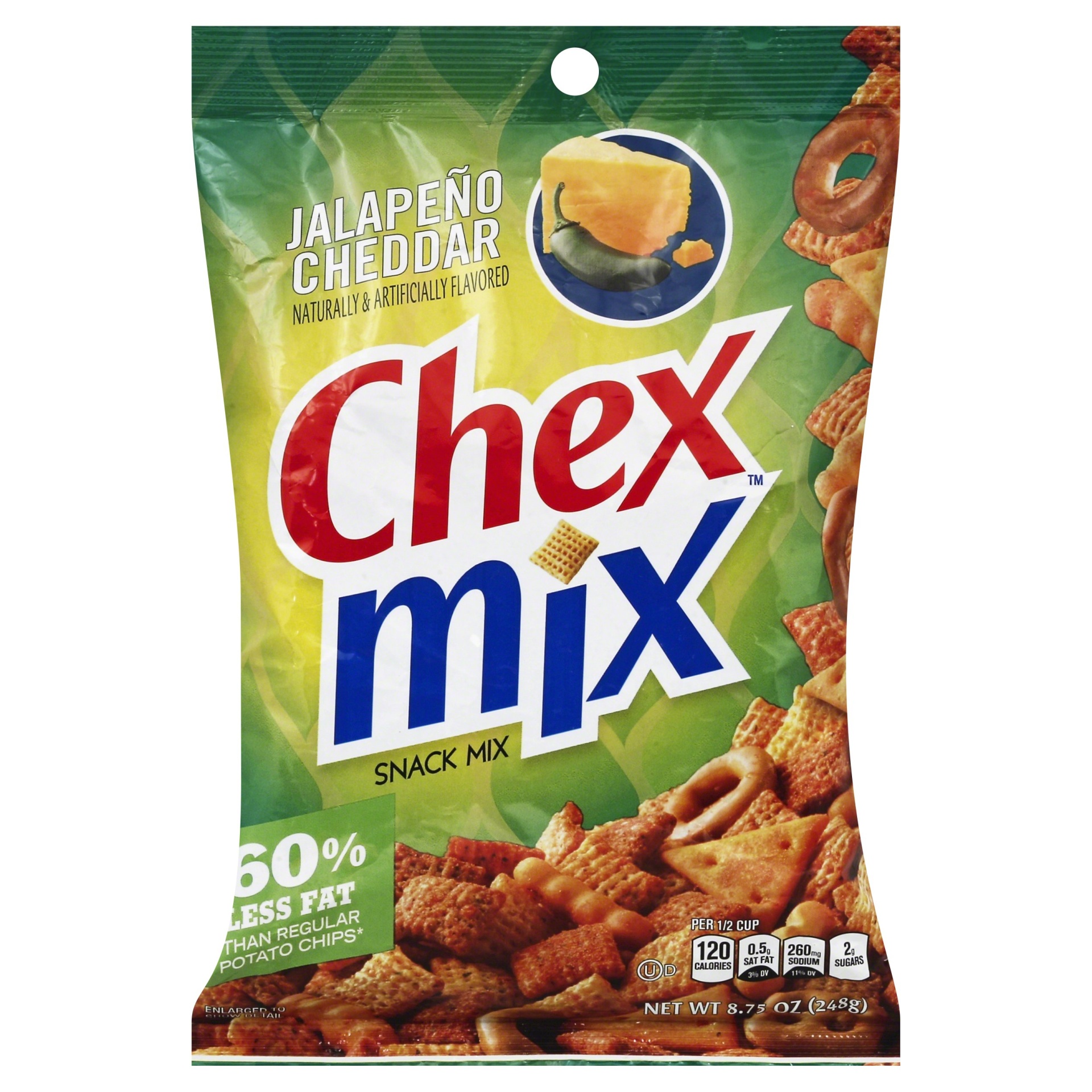 slide 1 of 1, Chex Mix Jalapeno Cheddar Snack Mix, 8.75 oz