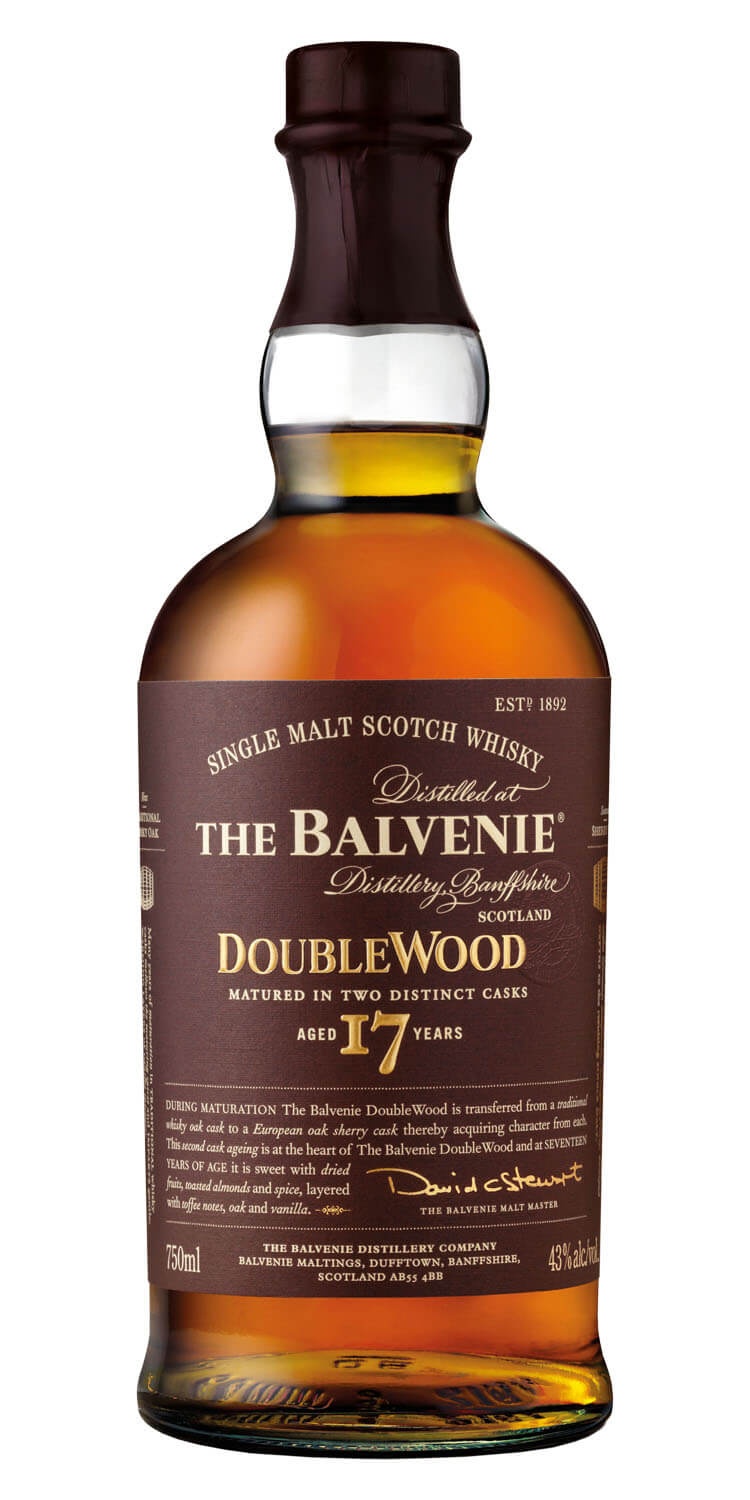 slide 1 of 1, The Balvenie Scotch Whisky Single Malt Doublewood 17, 750 ml