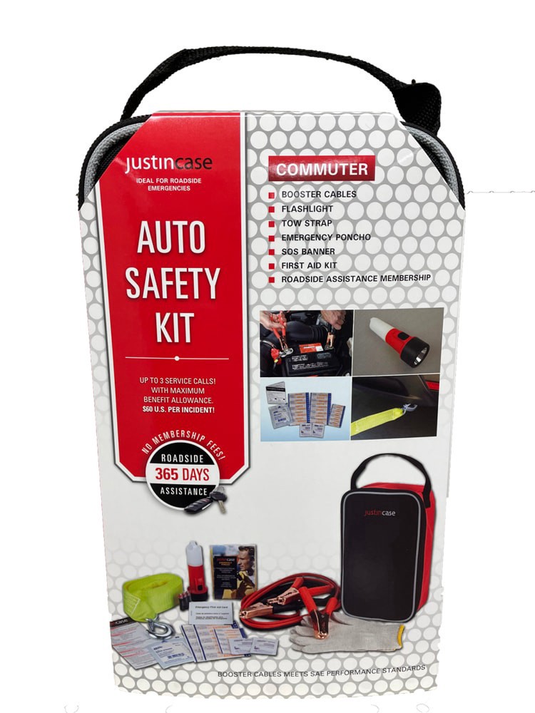 slide 1 of 1, Justin Case Commuter Auto Safety Kit, 1 ct