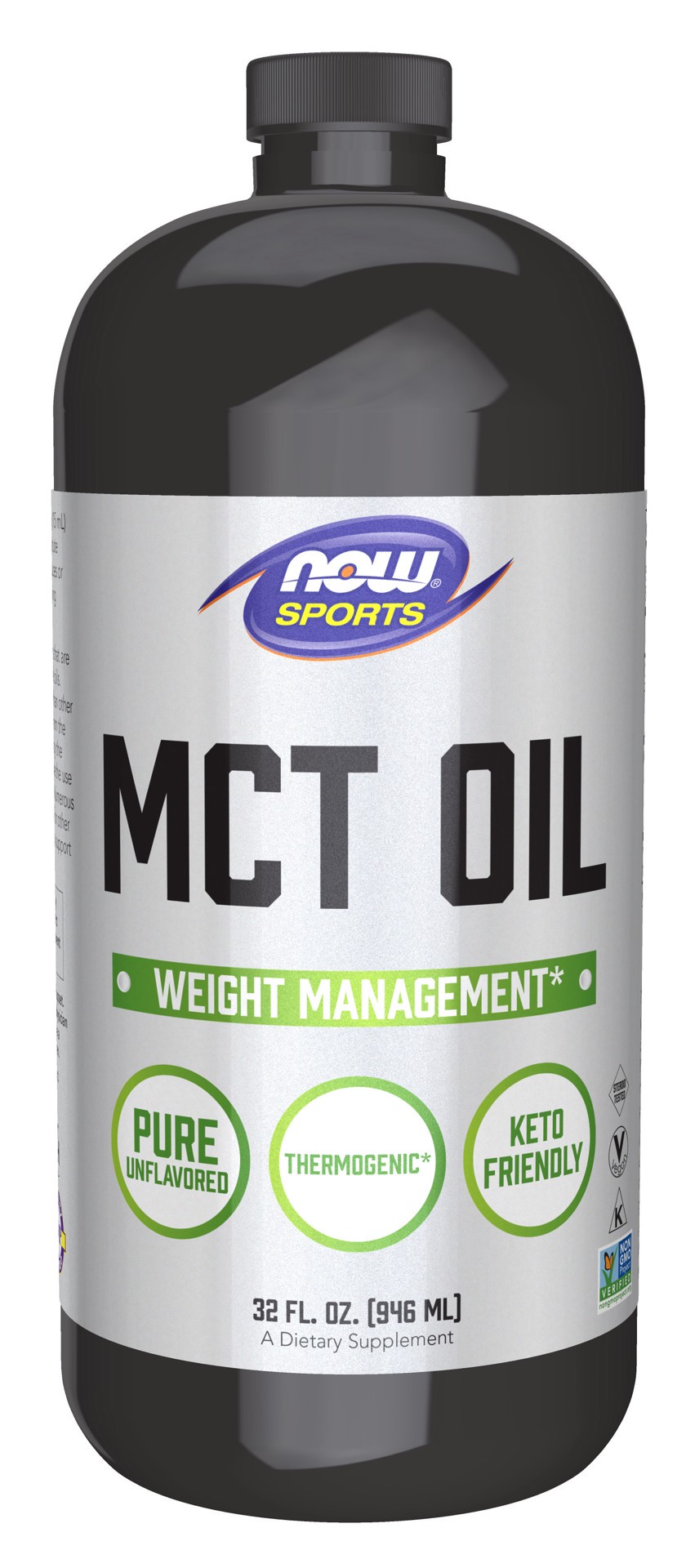 slide 1 of 5, NOW Sports MCT Oil Liquid in Plastic Bottle - 32 fl. oz., 32 fl oz