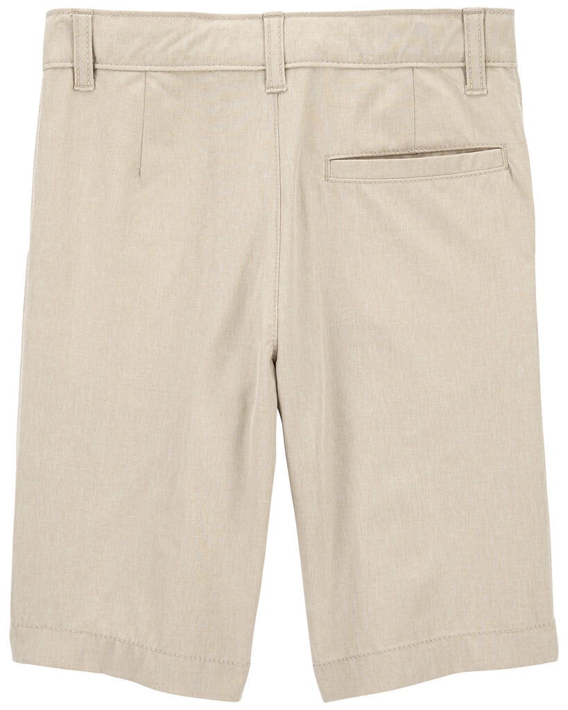 slide 3 of 3, Oshkosh Kid Stretch Chino Shorts Khaki 5, 1 ct