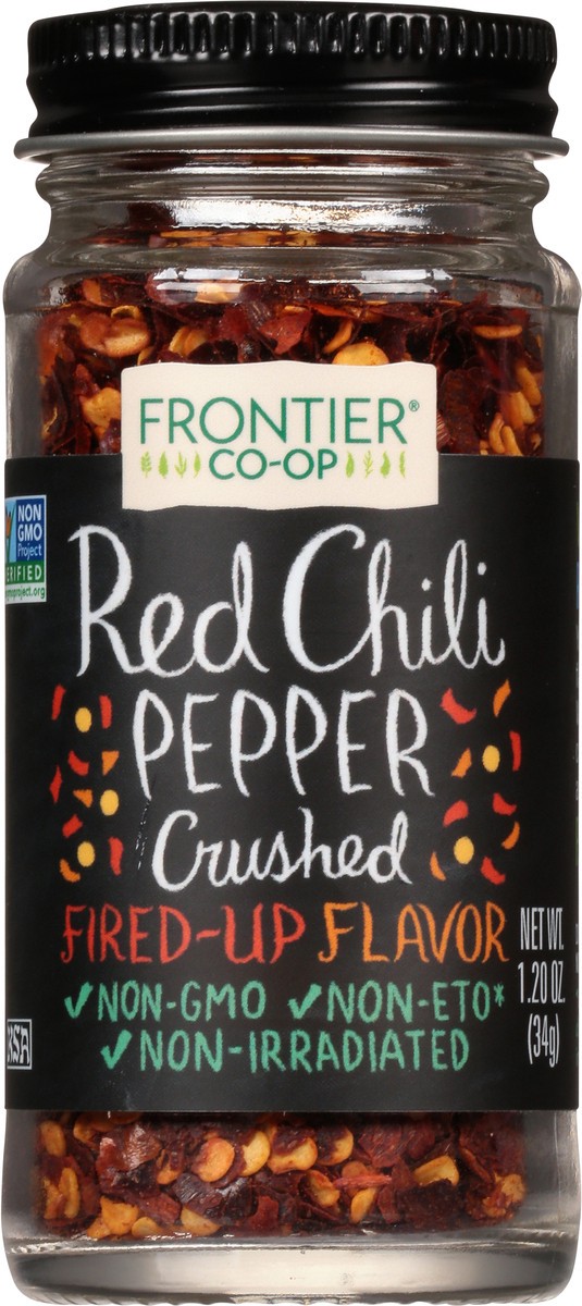 slide 6 of 9, Frontier Co-Op Crushed Red Chili Pepper 1.20 oz, 1.2 oz