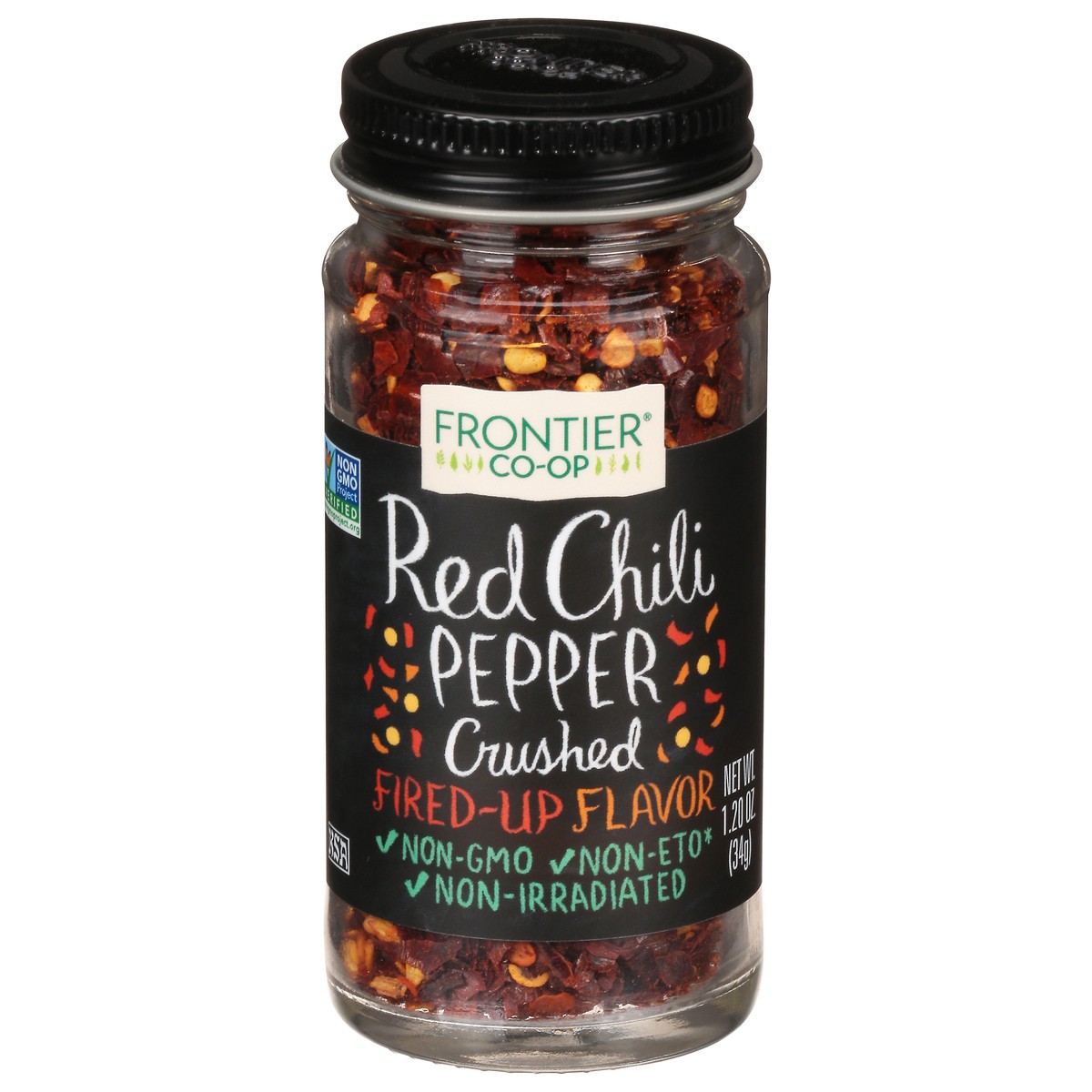 slide 1 of 9, Frontier Co-Op Crushed Red Chili Pepper 1.20 oz, 1.2 oz