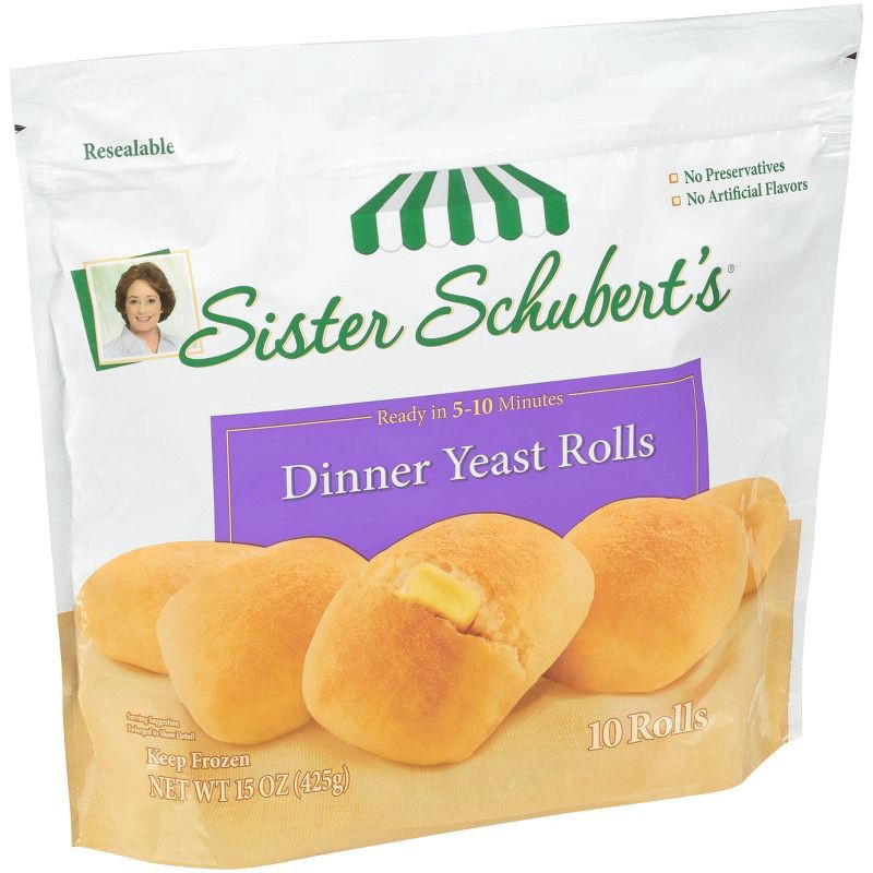 slide 1 of 9, Sister Schubert's Frozen Dinner Yeast Rolls - 15oz, 15 oz
