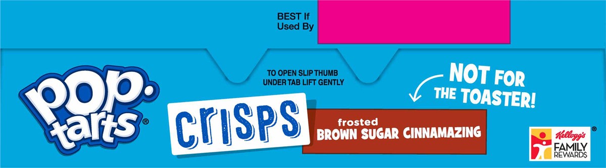 slide 5 of 8, Pop-Tarts Crisps Baked Snack Bars, Frosted Brown Sugar, 5.9 oz, 12 Count, 5.9 oz