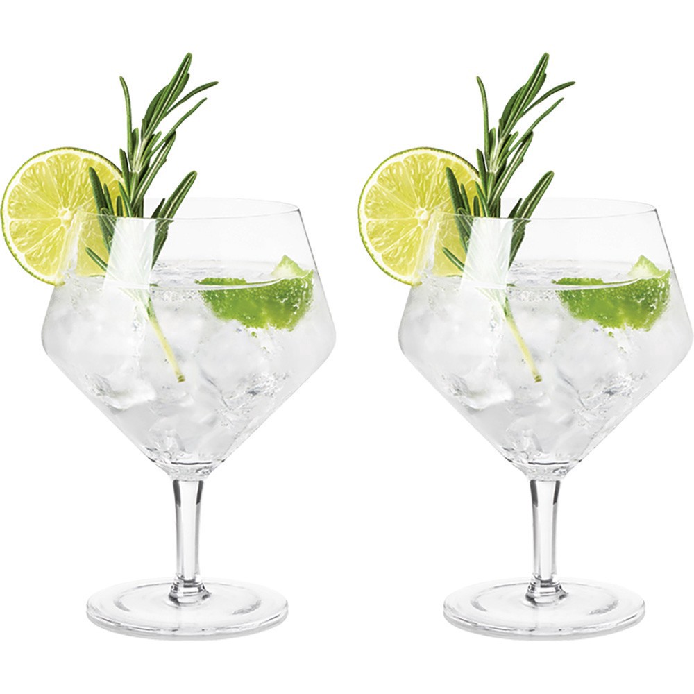 slide 1 of 1, Viski - Gin & Tonic Glasses 2pk, 1 ct