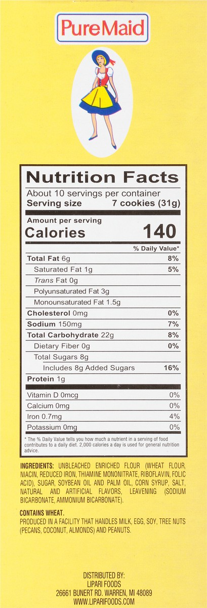 slide 7 of 12, Pure Maid Vanilla Wafers 11 oz, 11 oz