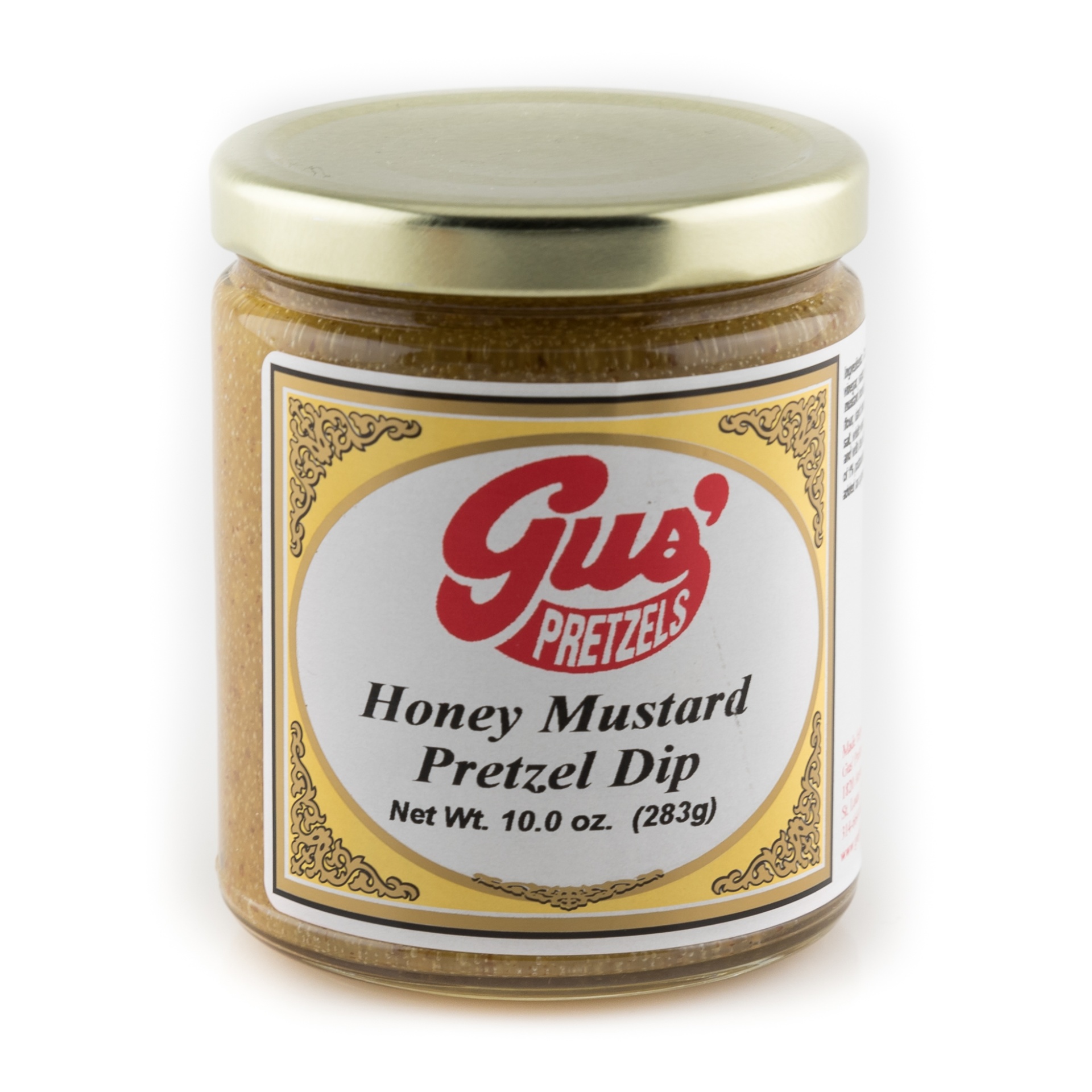 slide 1 of 1, Gus' Pretzels Honey Mustard Dip, 10 oz