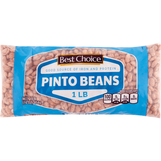 slide 1 of 1, Best Choice Pinto Beans, 16 oz