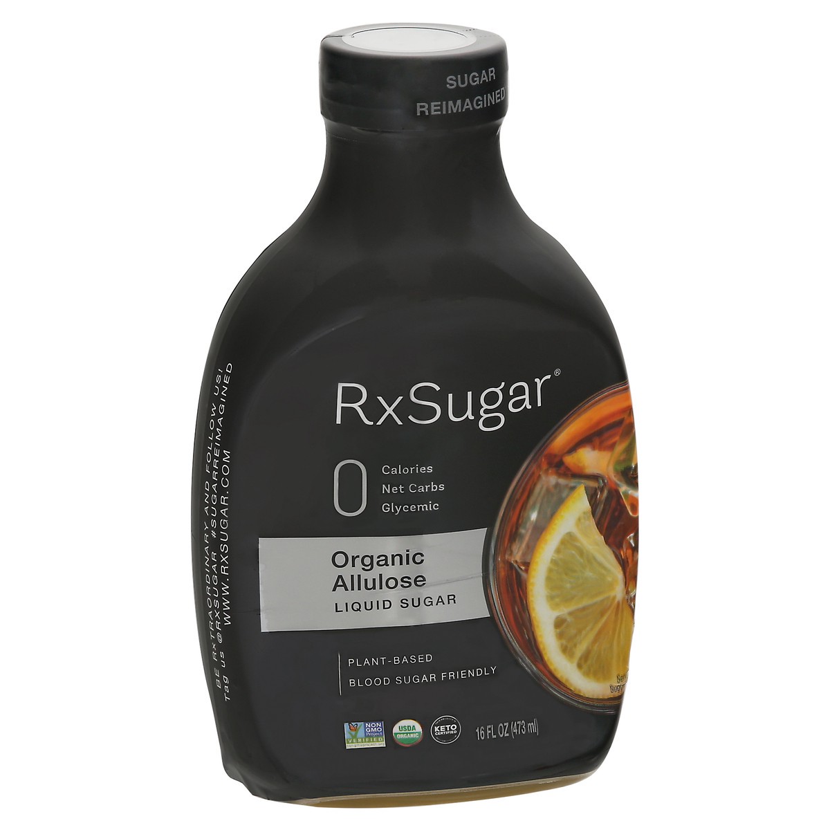 slide 6 of 9, RxSugar Sugar Reimagined Organic Liquid Sugar Allulose 16 fl oz, 16 oz