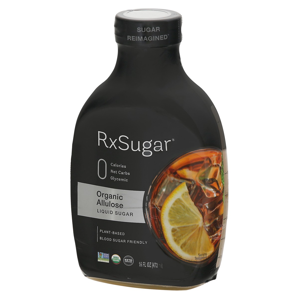 slide 4 of 9, RxSugar Sugar Reimagined Organic Liquid Sugar Allulose 16 fl oz, 16 oz