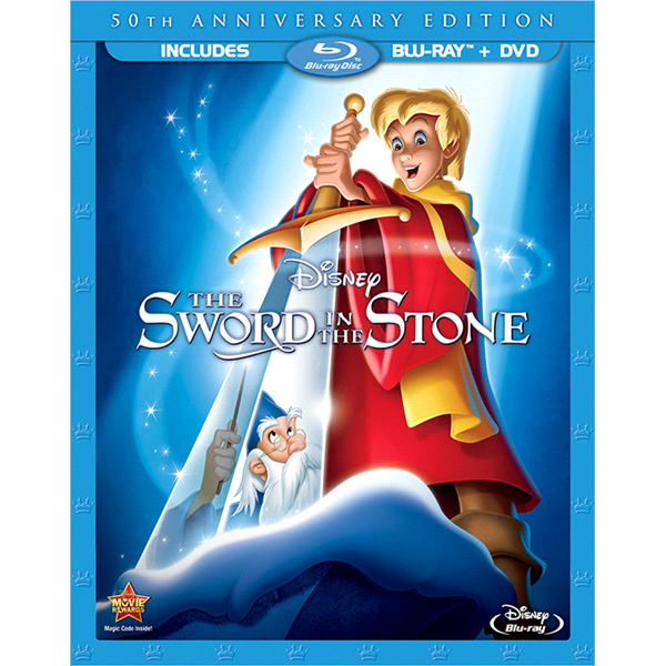 slide 1 of 1, The Sword In The Stone 50th Anniversary Edition - Blu-ray + DVD + Digital 2-Disc, 1 ct